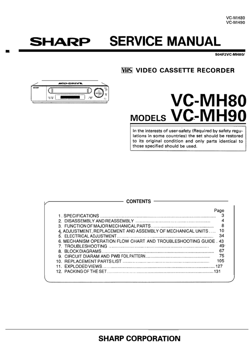 Sharp VC-MH80 Manual de usuario