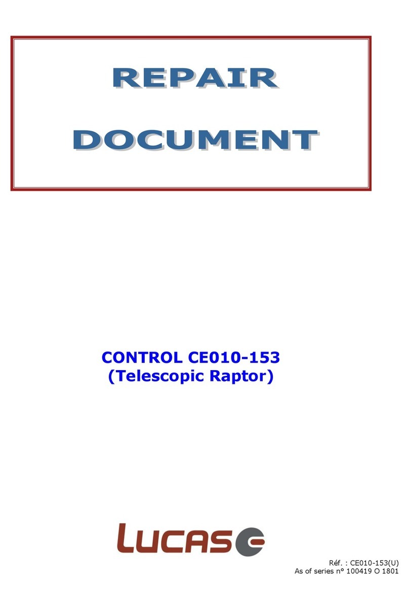 LUCAS CONTROL CE010-153 Manual de usuario