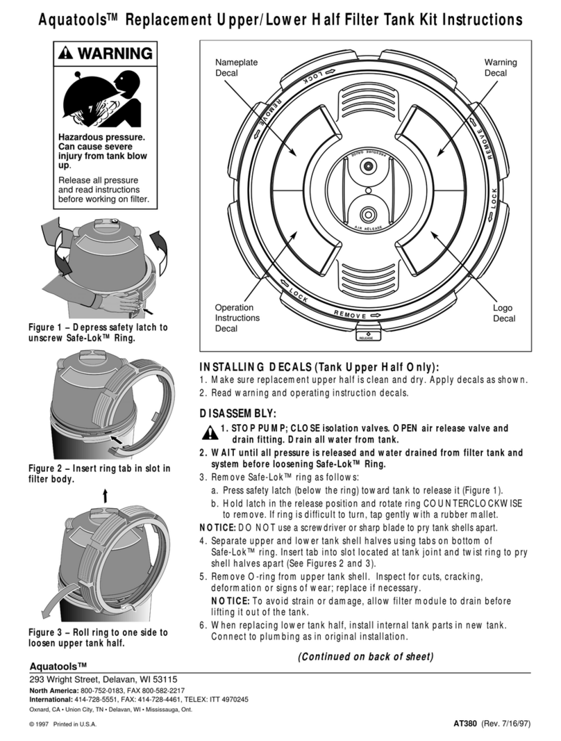 AquaTools Filter Tank Kit Manual de usuario