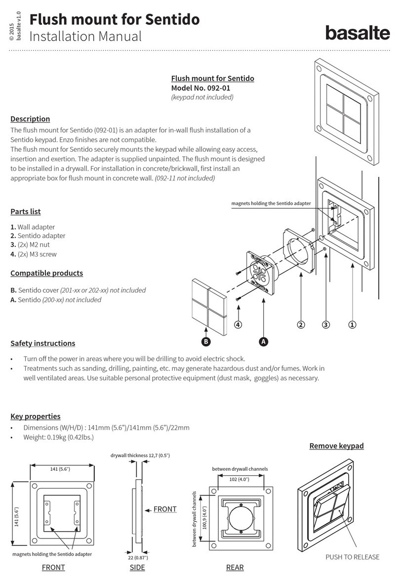 Basalte 092-01 Manual de usuario