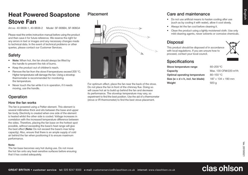 Clas Ohlson SF-906B4 Manual de usuario Clas Ohlson SF-906B4 Manual de usuario