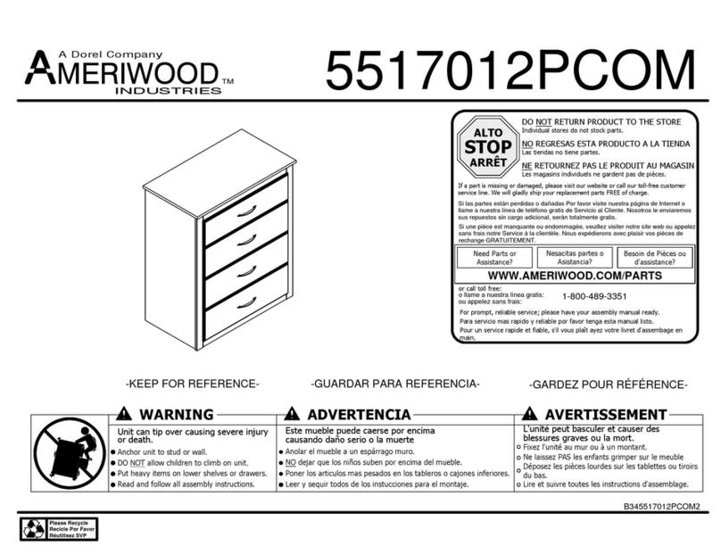 Dorel Ameriwood 5517012PCOM Manual de usuario