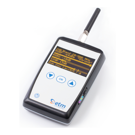 ETM 770-10 Manual de usuario