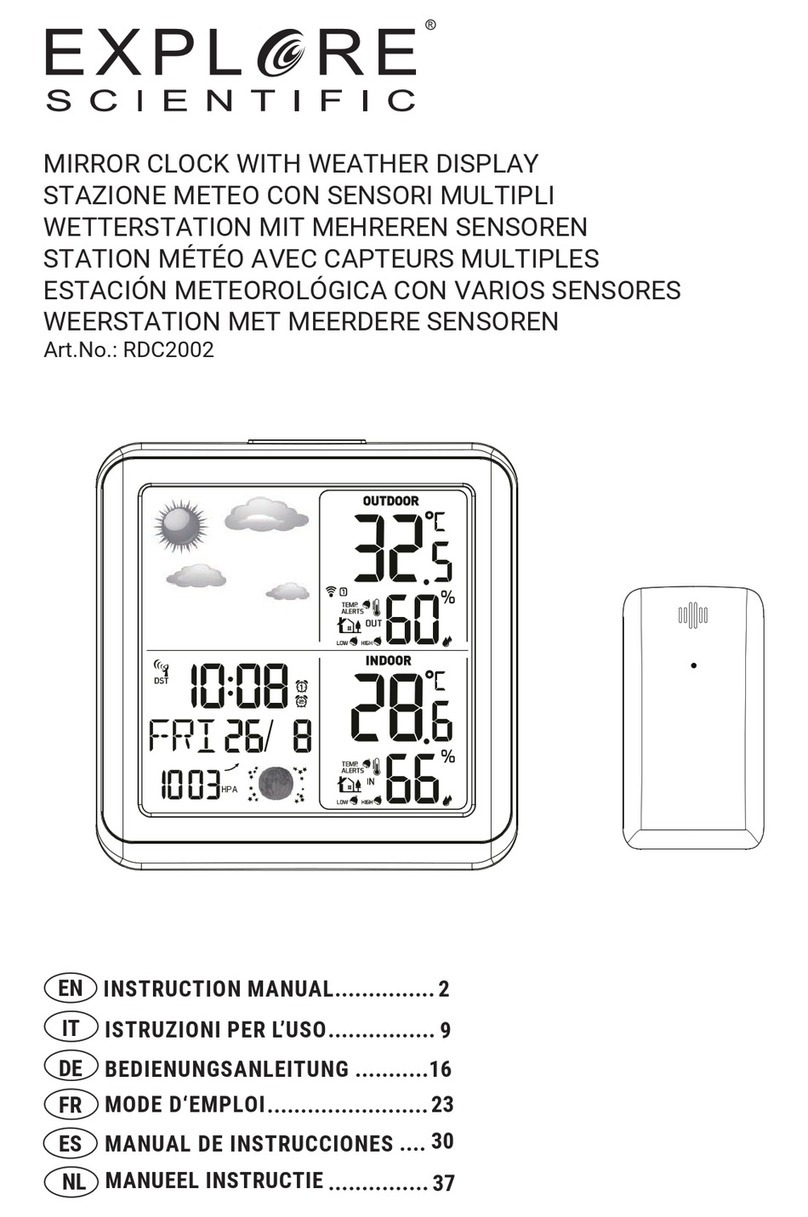 Explore Scientific RDC2002 Manual de usuario
