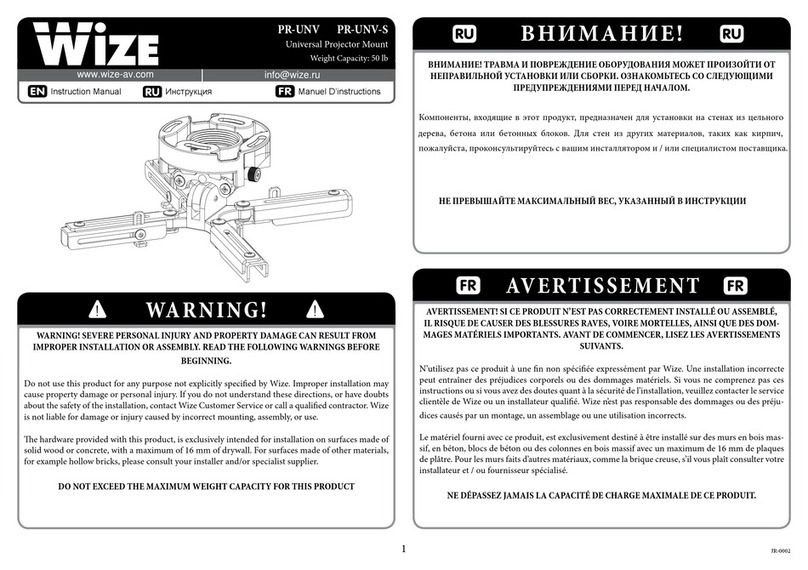 Wize PR-UNV Manual de usuario Wize PR-UNV Manual de usuario