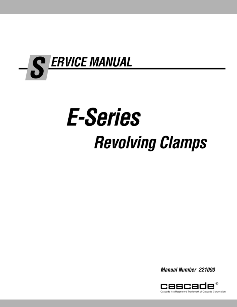 Cascade E Series Manual de usuario Cascade E Series Manual de usuario