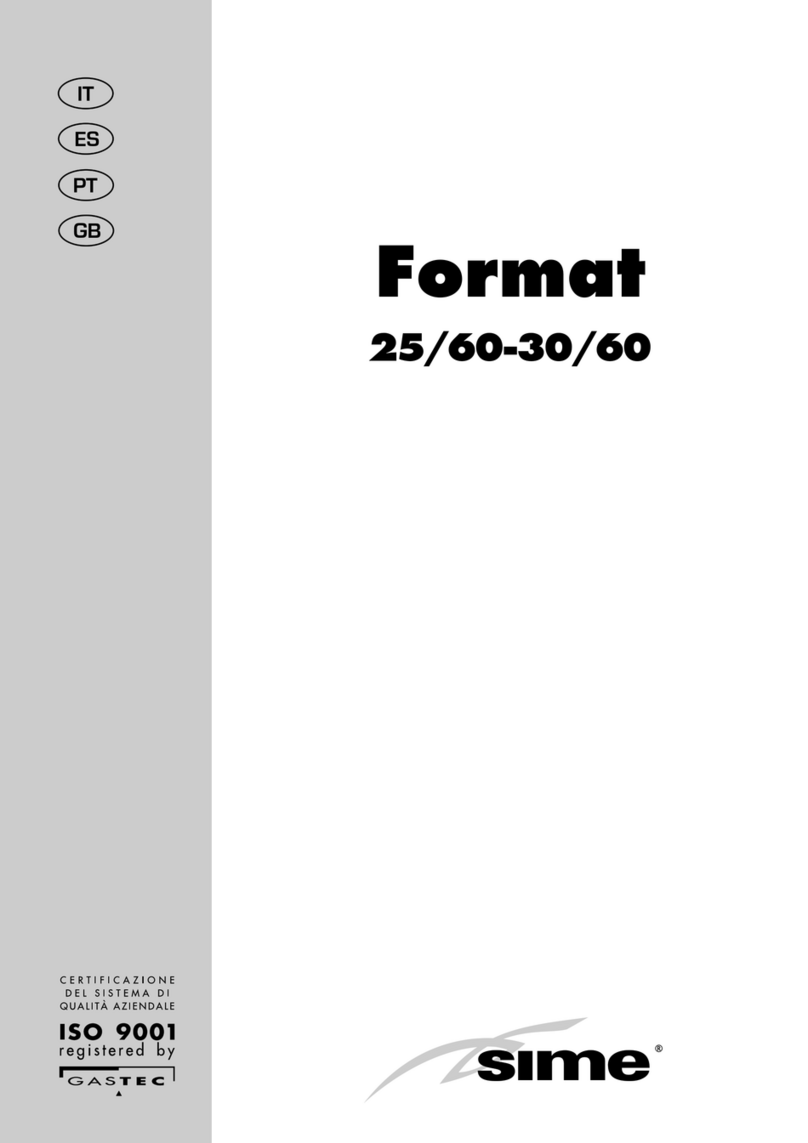Sime Format 25/60 Manual de usuario
