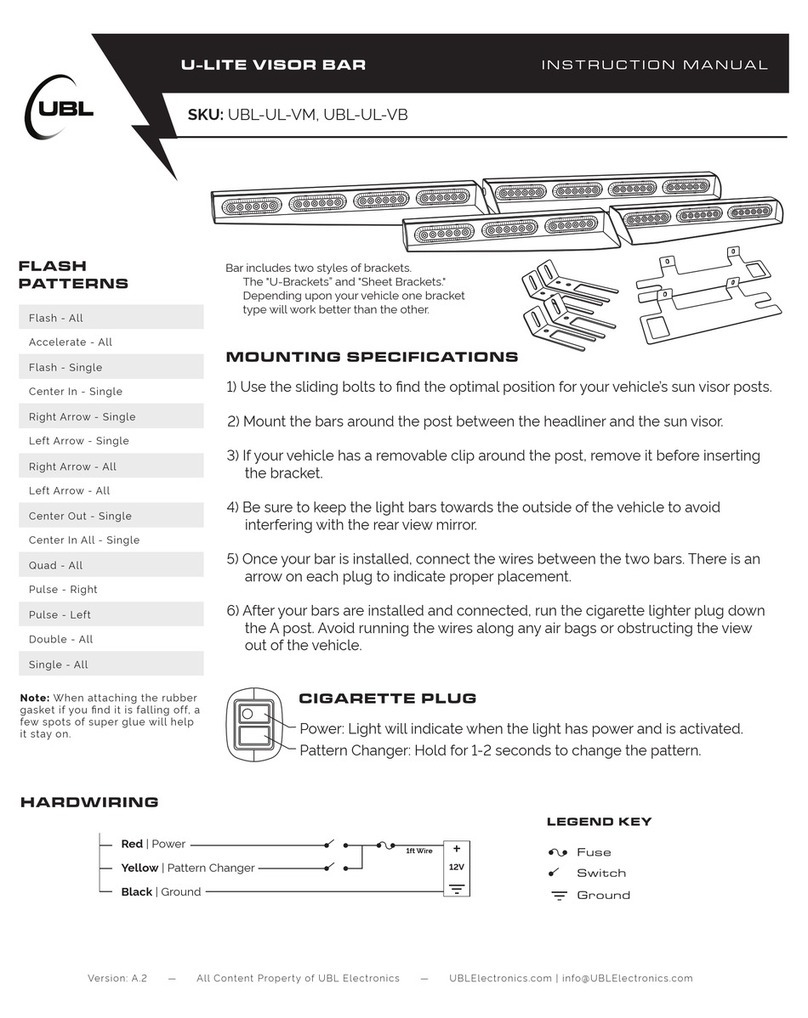 UBL U-LITE Manual de usuario