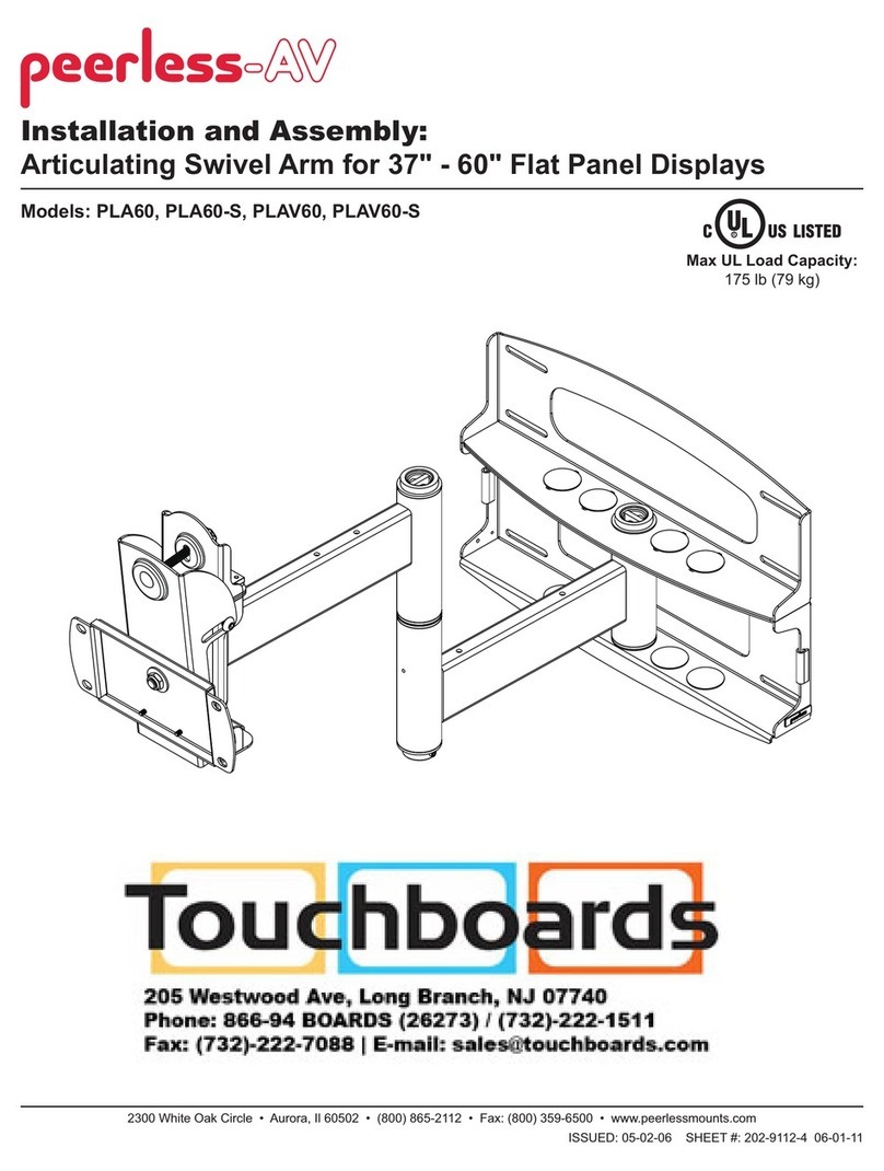 peerless-AV PLA60 Guía