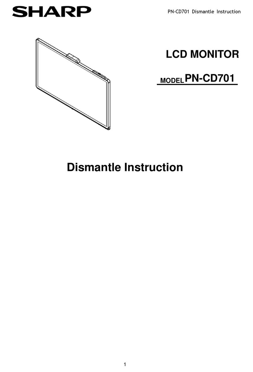 Sharp PN-CD701 Manual de usuario