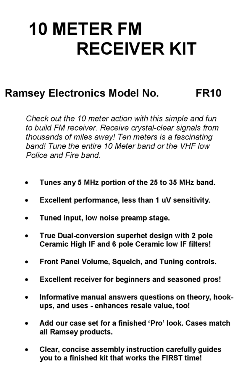 Ramsey Electronics FR-10 Guía del usuario