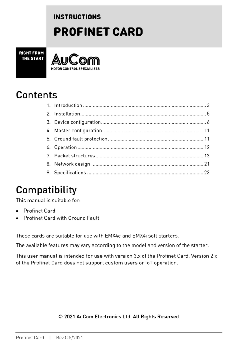 AuCom PROFINET CARD Manual de usuario