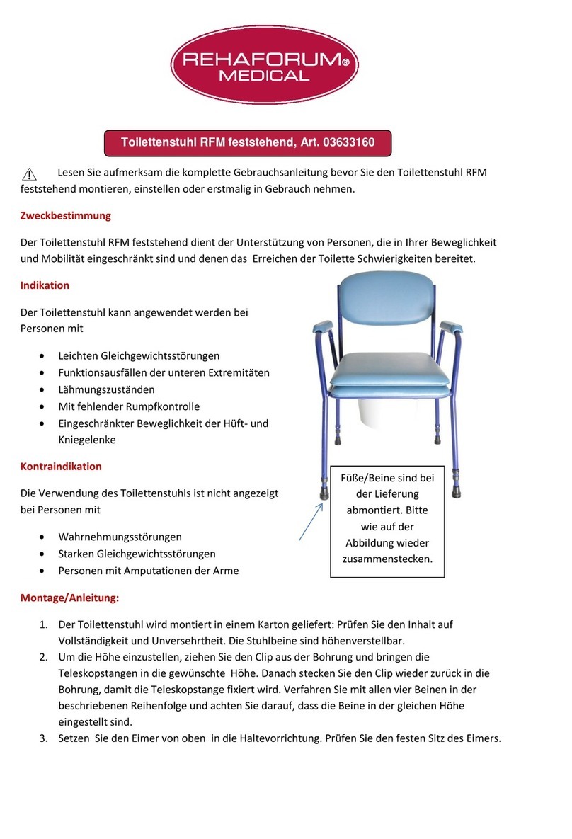 Rehaforum MEDICAL 03633160 Manual de usuario