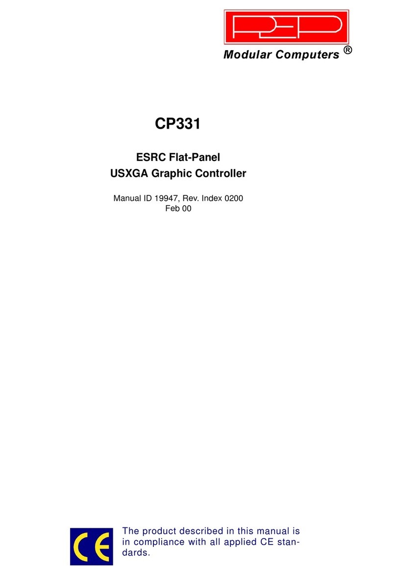 PEP Modular Computers CP331 Manual de usuario