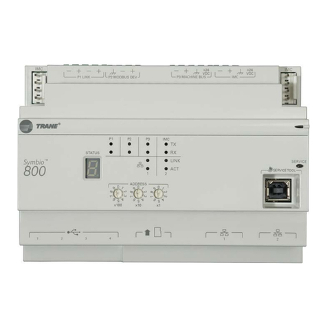 Trane Technologies Symbio 800 Guía de configuración rápida