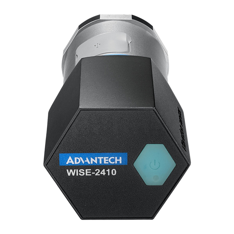 Advantech WISE-2410 Manual de instalación y operación