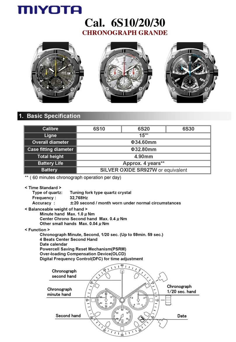 Citizen 6S10 Manual de usuario
