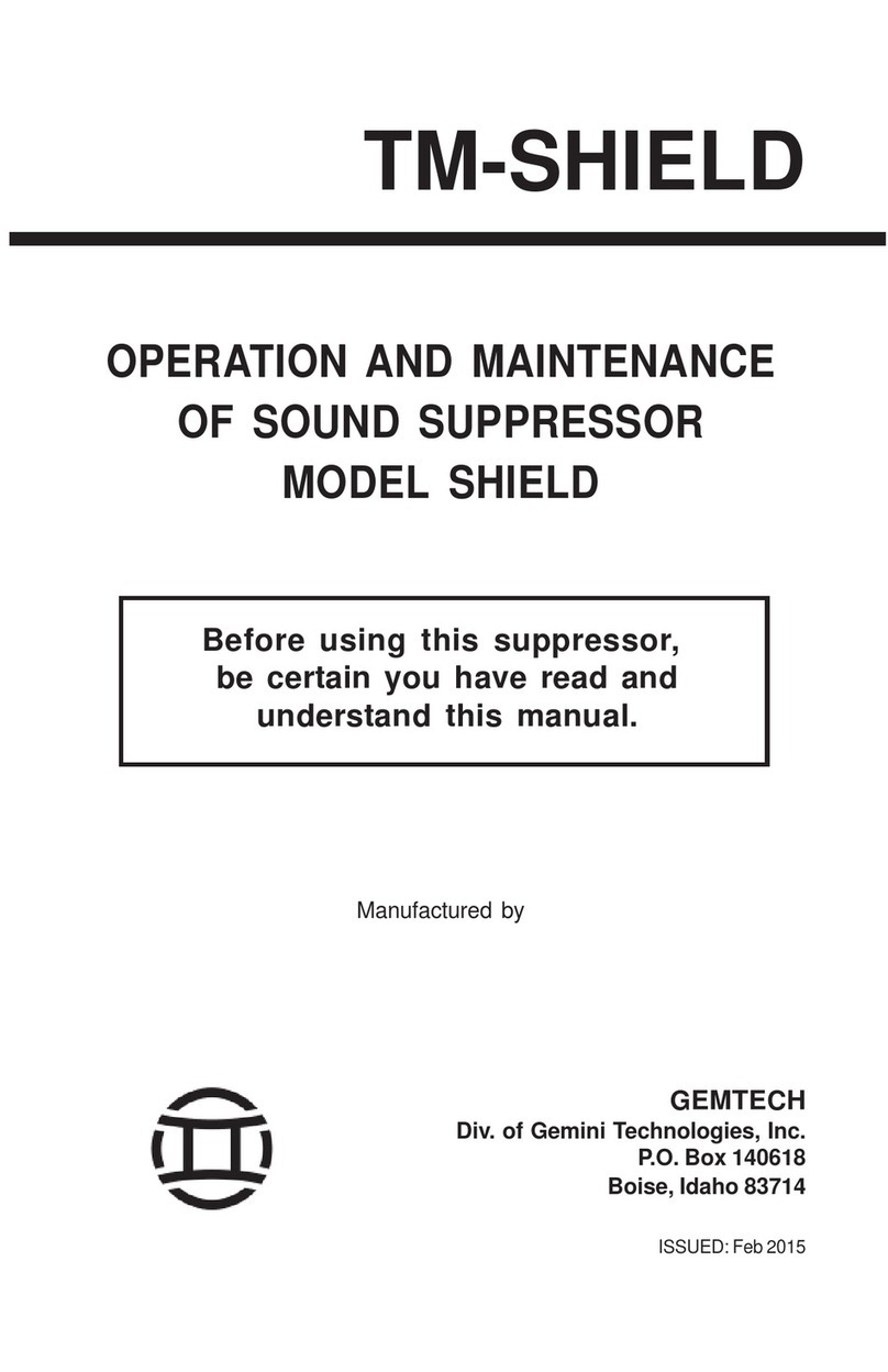 Gemtech SHIELD Guía de instalación Gemtech SHIELD Guía de instalación