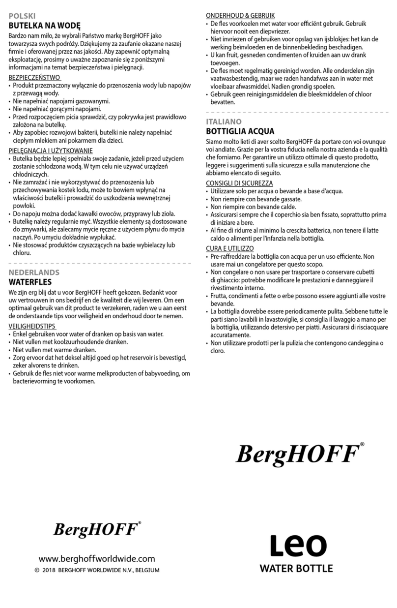 Berghoff LEO Manual de usuario Berghoff LEO Manual de usuario
