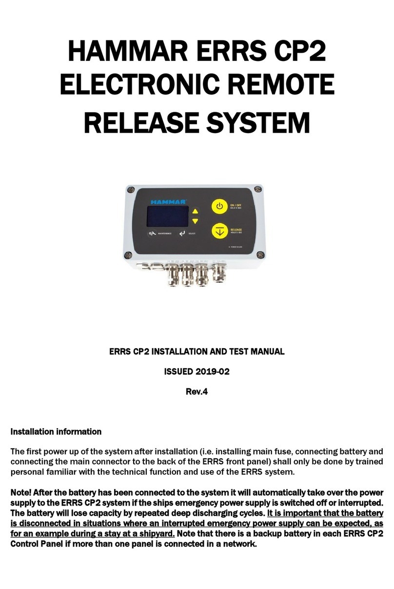 Hammar ERRS CP2 Manual de usuario Hammar ERRS CP2 Manual de usuario