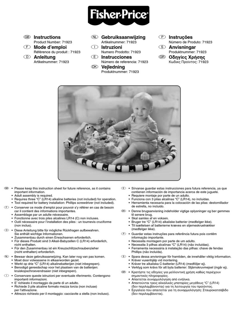 Fisher-Price 71923 Manual de usuario Fisher-Price 71923 Manual de usuario