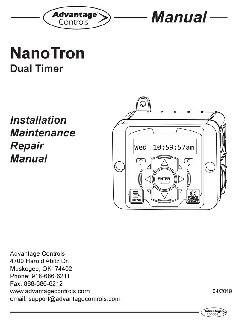 Advantage Controls NanoTron Manual de usuario