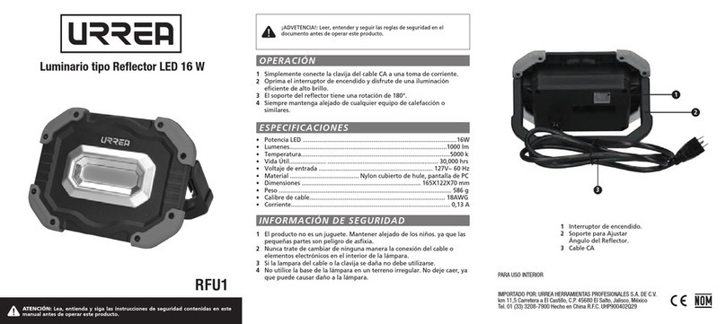 Urrea RFU1 Manual de usuario
