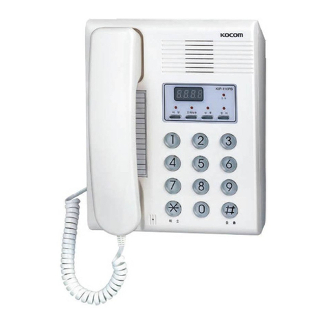 KOCOM KIP-120 Manual de instrucciones