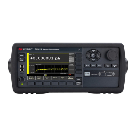 Keysight B2980B Series Manual de usuario