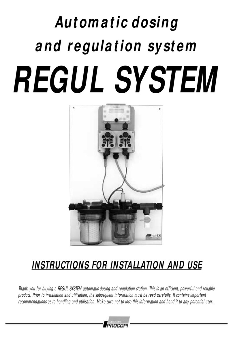 Procopi REGUL SYSTEM Manual de usuario