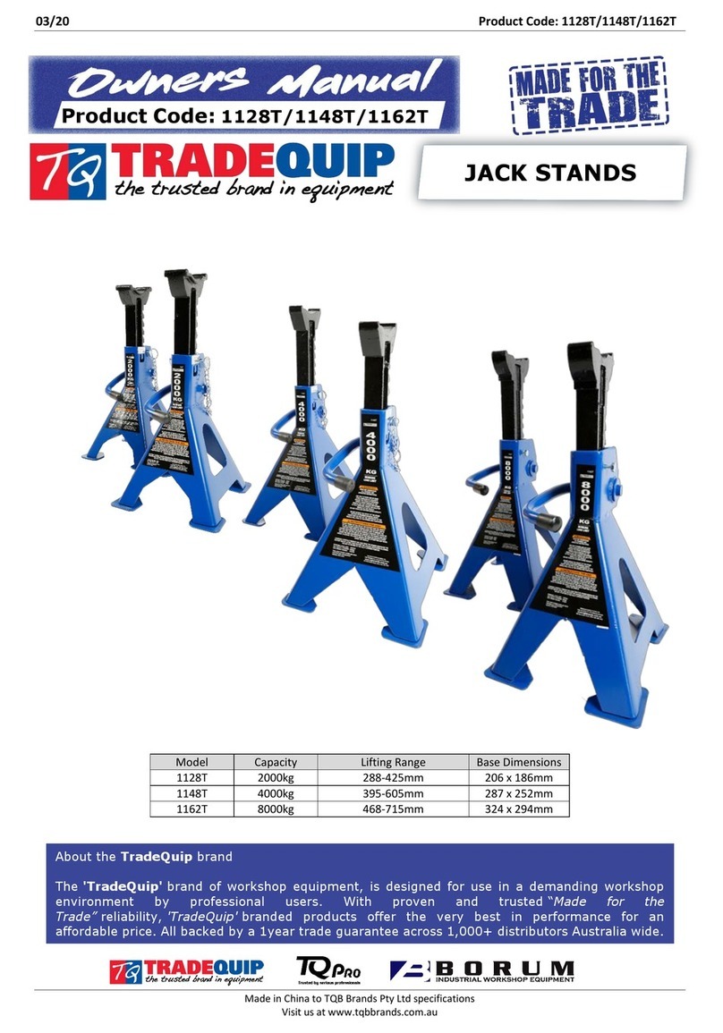 TradeQuip 1128T Manual de usuario