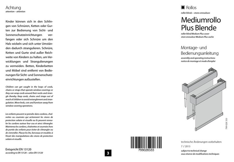 Rollos Medium Plus Manual de usuario