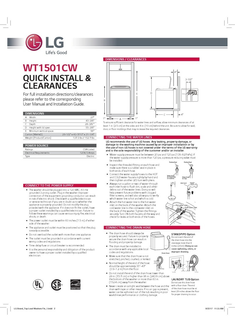 LG WT1501CW Instrucciones de uso