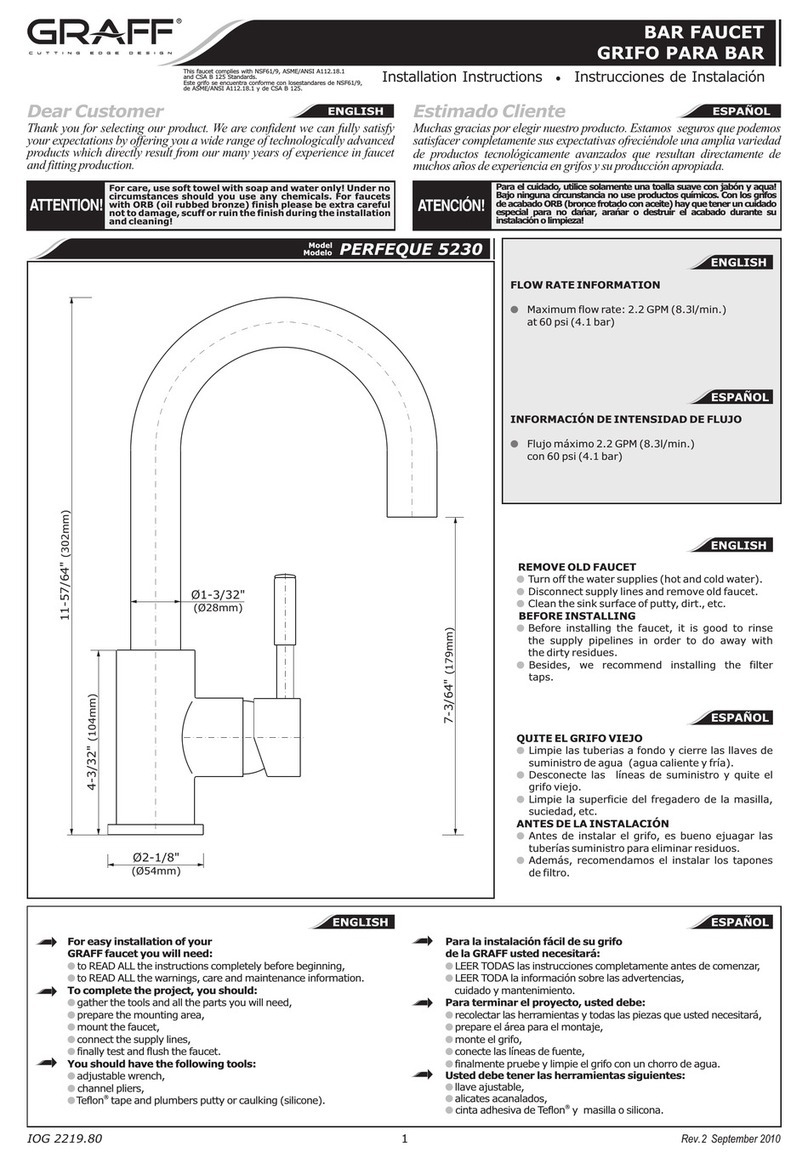 Graff PERFEQUE 5230 Manual de usuario