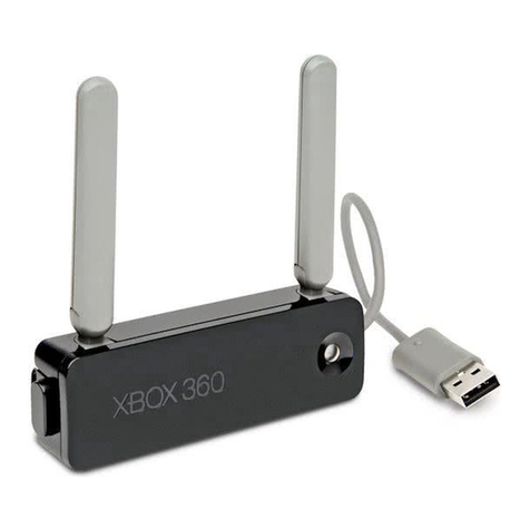 Microsoft Xbox 360 Wireless Networking Adapter Manual de usuario