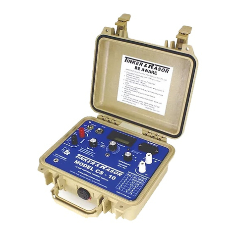 Tinker & Rasor CS-10 Hoja de instrucciones