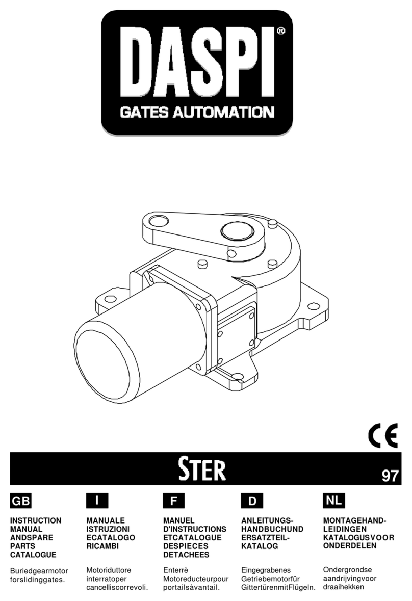 Daspi STER Manual de usuario