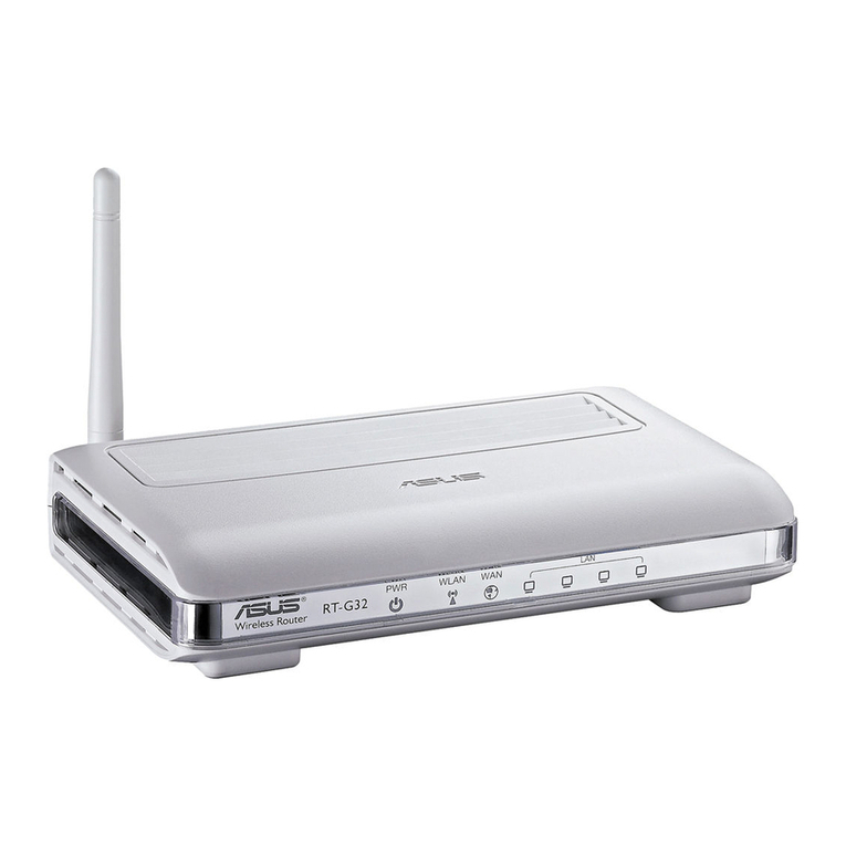 Asus RT-G32 - Wireless Router Manual de usuario Asus RT-G32 - Wireless Router Manual de usuario