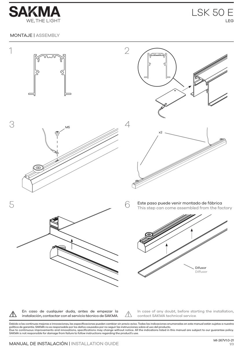 SAKMA LSK 50 E Manual de usuario