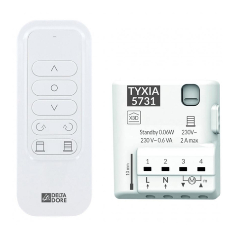 DELTA DORE TYXIA 631 Manual de usuario