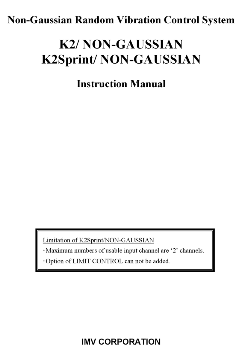 IMV K2 Manual de usuario IMV K2 Manual de usuario