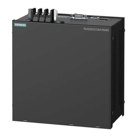 Siemens RUGGEDCOM RS401 Manual de usuario