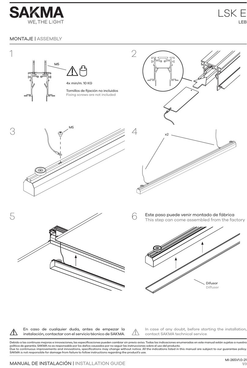 SAKMA LSK E Manual de usuario