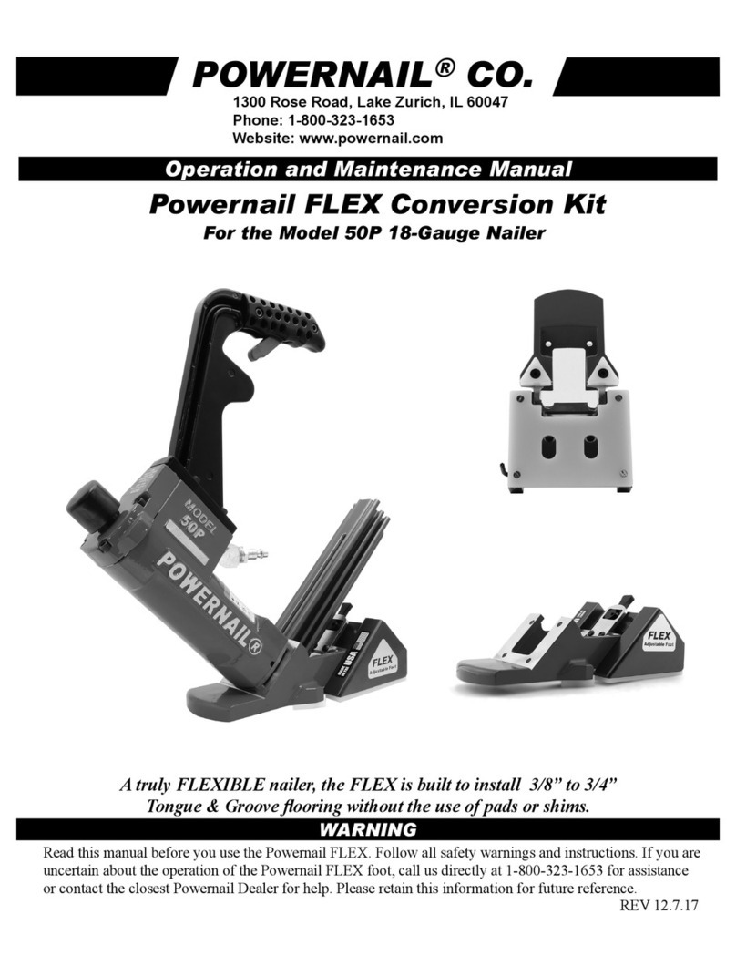 Powernail FLEX Conversion Kit Manual de usuario Powernail FLEX Conversion Kit Manual de usuario