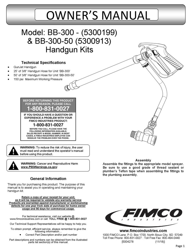 Fimco BB-300 Manual de usuario