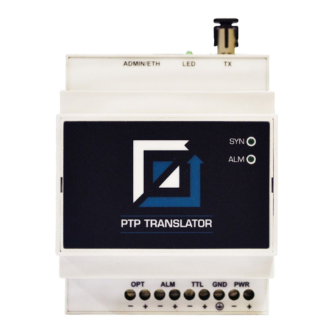 Tekron PTP TRANSLATOR Manual de usuario