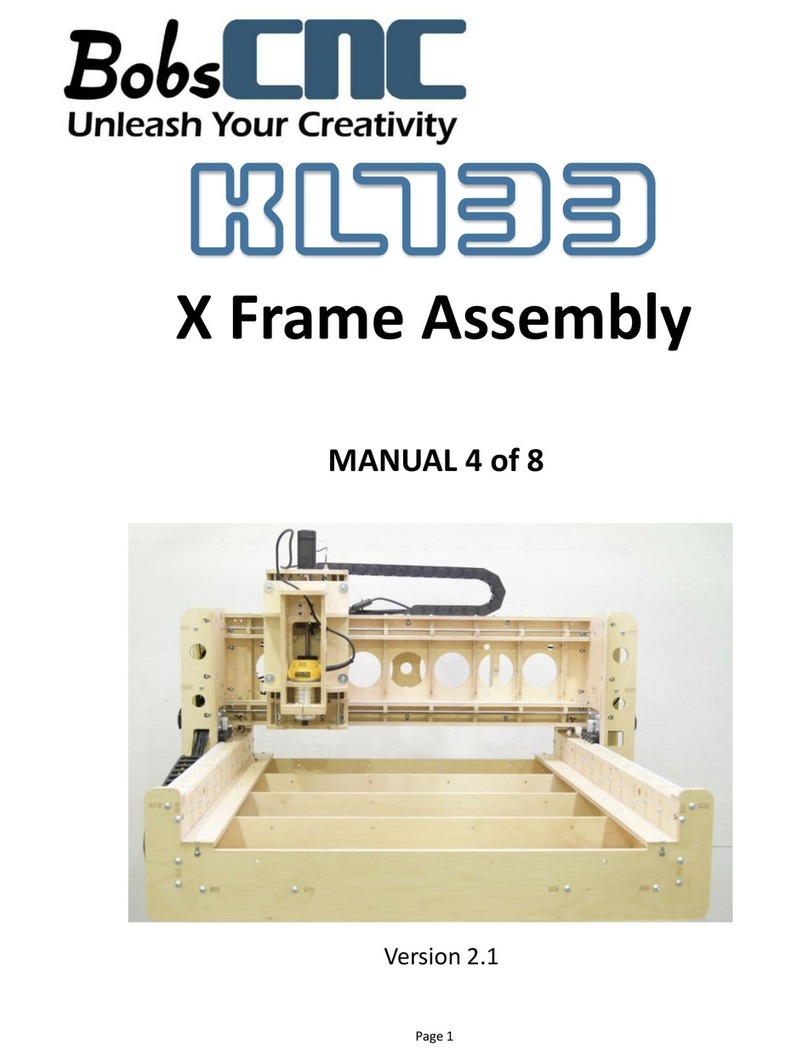 BobsCNC KL733 Manual de usuario BobsCNC KL733 Manual de usuario