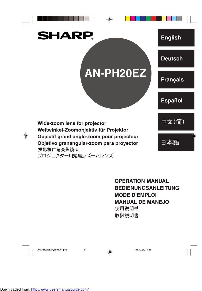 Sharp AN-PH20EZ Manual de usuario