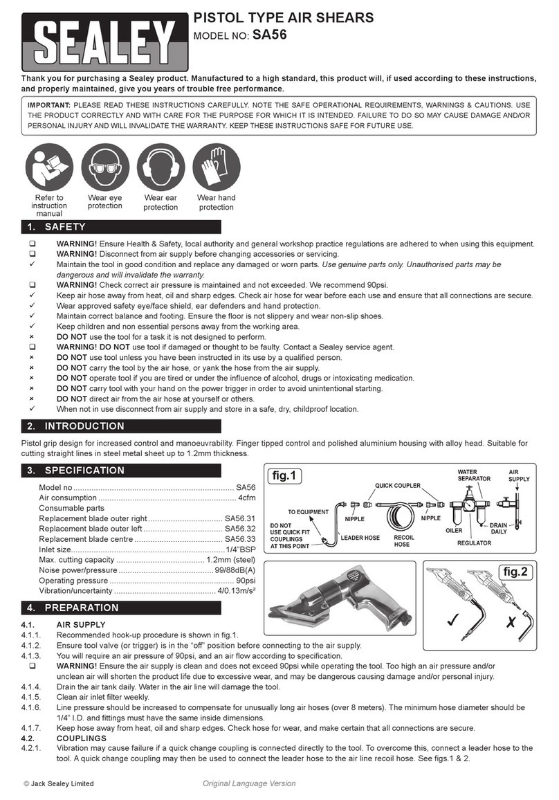 Sealey SA56 Manual de usuario
