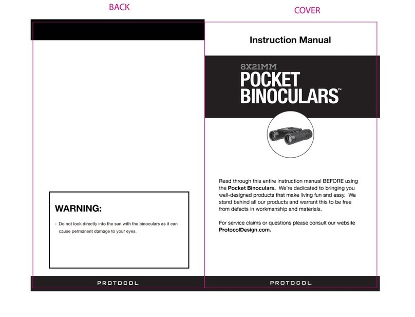 Protocol POCKET BINOCULARS Manual de usuario